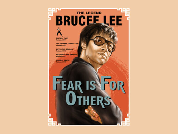Fear is for others t shirt graphic design Fear is for others t shirt graphic design