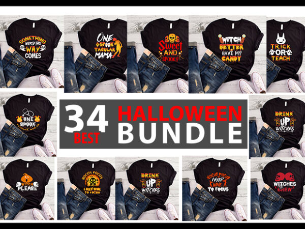 34 new halloween designs – buy trendy halloween quote designs for t-shirts hoodies mugs or stickers