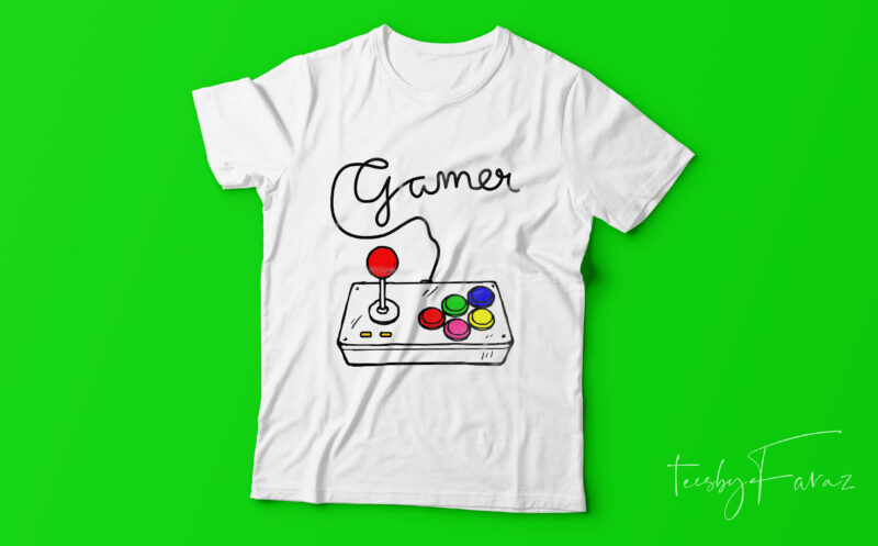 Gaming T shirts | Pack of 25 top notch designs with editable files | Ready to print