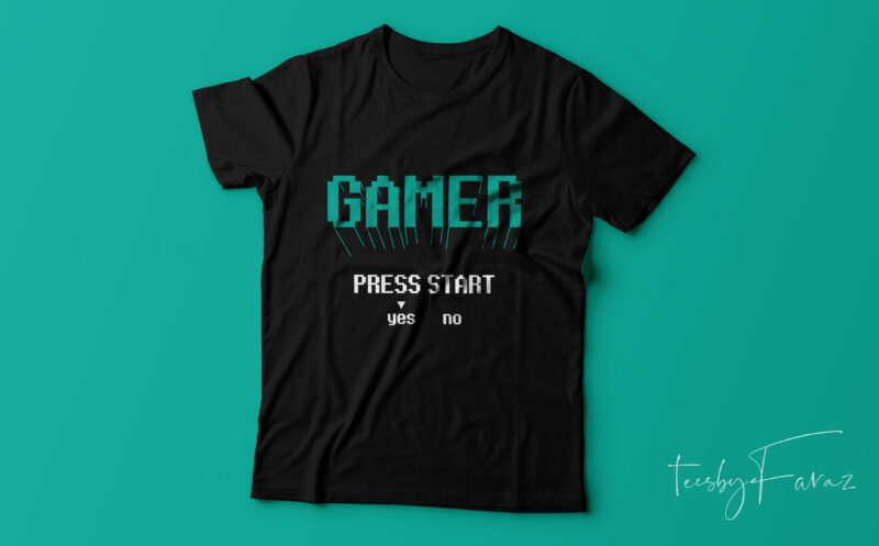 Gaming T shirts | Pack of 25 top notch designs with editable files | Ready to print