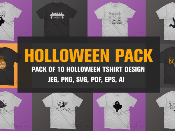 Holloween pack graphic t shirt