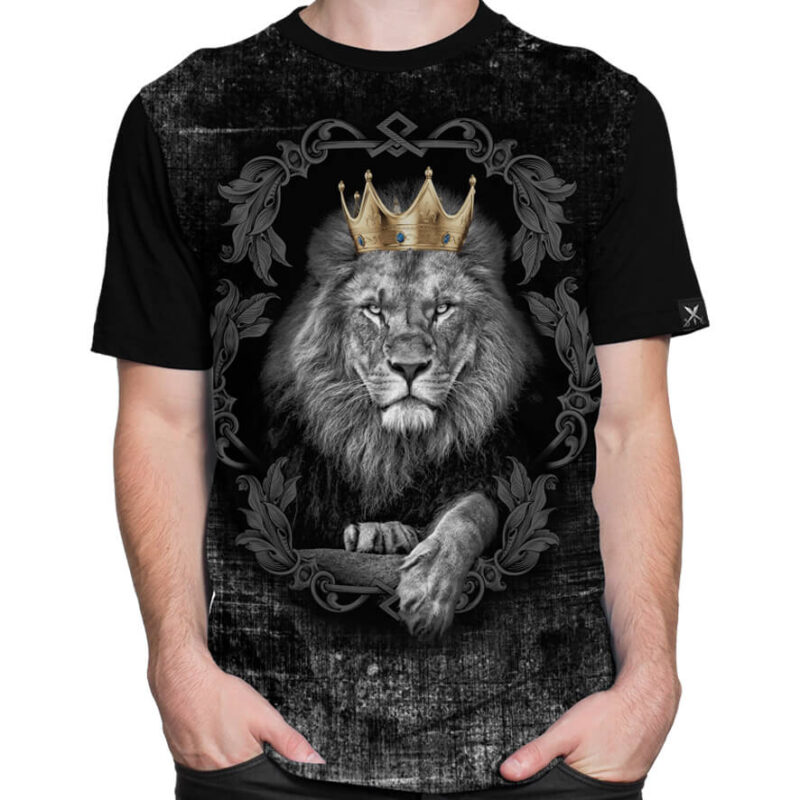 Rei Leão - Camiseta Graphic Técnica de transferência por sublimação
