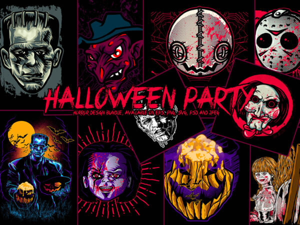 Halloween party design bundle