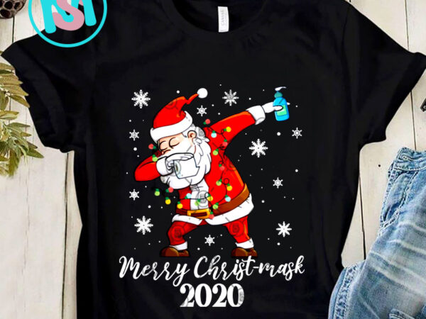 Merry christ mask 2020 png, santa claws png, covid-19 png, merry christmas png, digital download t shirt designs for sale