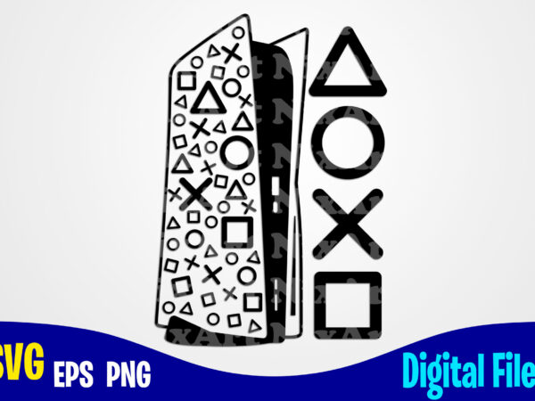 Ps4, ps5, palystation, play station, ps4 svg, playstation svg, funny gamer design svg eps, png files for cutting machines and print t shirt designs for sale t-shirt design png