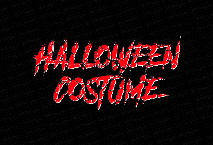 Halloween costume T-Shirt Design