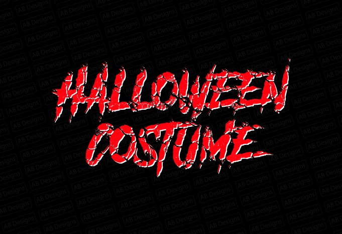 Halloween costume T-Shirt Design