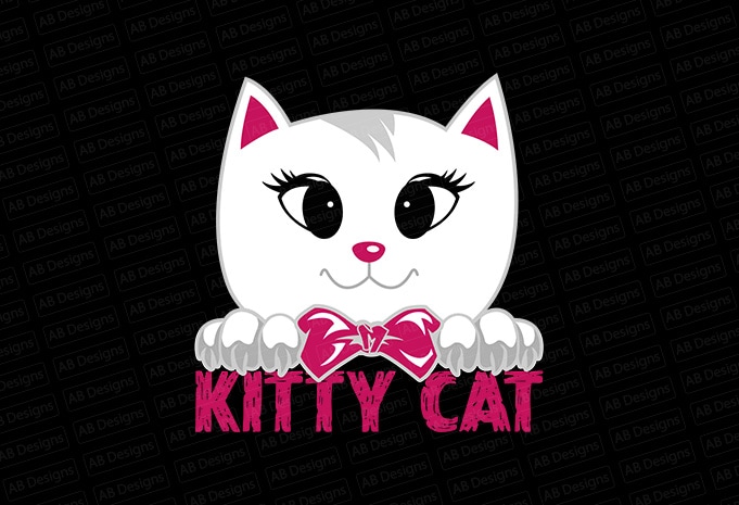 Kitty Cat T-Shirt Design