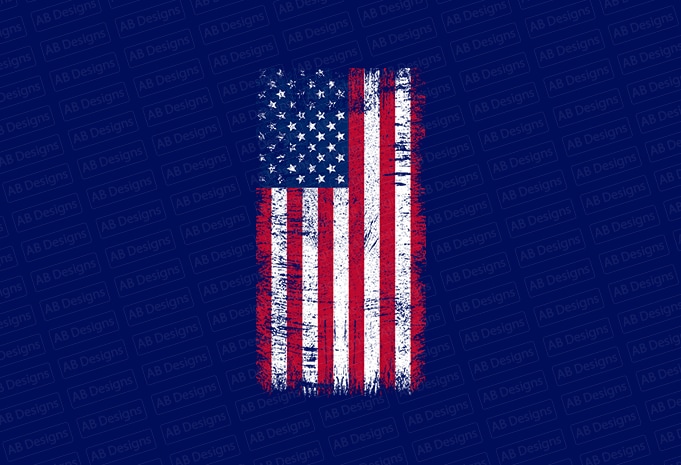 American flag, USA flag, United state flag, USA trump flag T-Shirt Design