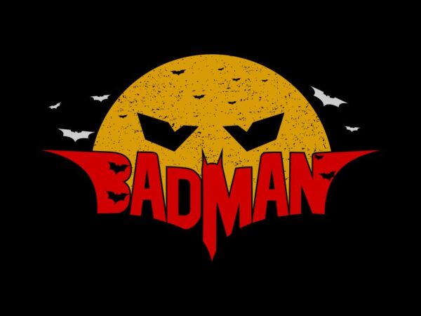 Father’s day t shirt design – badman t shirt design – helloween badman t shirt design vector sale