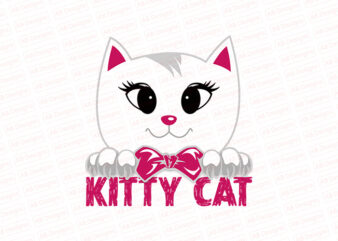 Kitty Cat T-Shirt Design