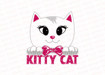 Kitty Cat T-Shirt Design