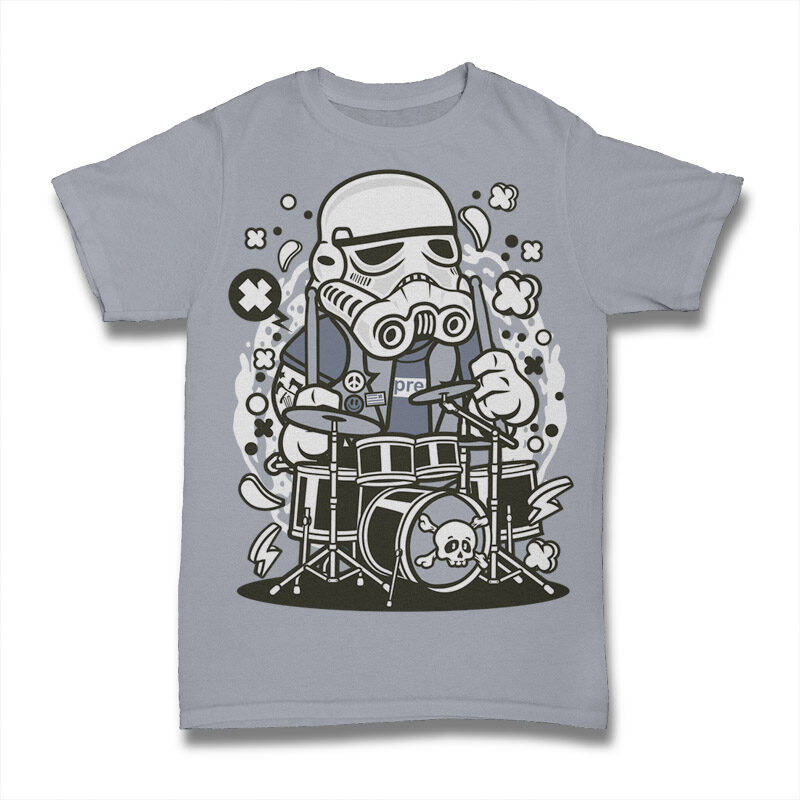 126 Pop Culture Tshirt Designs Bundle #1