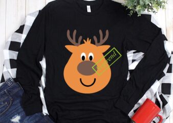 Reindeer vector, Funny Reindeer logo, Boy Reindeer christmas Svg, Boy Reindeer vector, Merry Christmas vector, Christmas 2020 vector, Christmas logo, Funny Christmas Svg, Christmas svg, Christmas vector