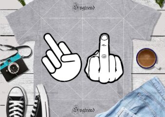 Middle Finger Svg, Middle Finger vector, Peace Sign Hand Svg, Peace Hand Svg, Peace Sign Hand Symbol vector, Peace Svg, Peace vector, Hand Svg, Hand logo, Hand vector, Symbol Svg,