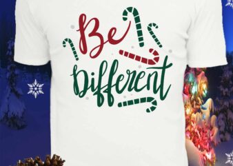 Be Different Svg, Be Different vector, Merry Christmas Svg, Christmas Svg, Merry Christmas, Merry Christmas 2020 Svg, Merry Christmas 2020 Vector Christmas 2020 Svg, Cut File Png Dxf Eps Svg