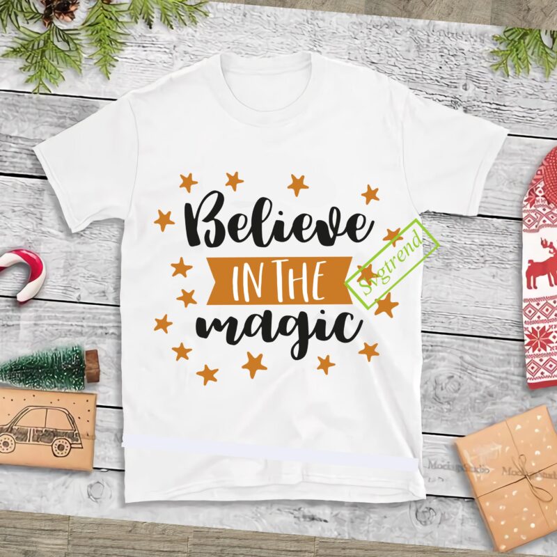 Believe In Magic Svg, Believe In Magic vector, Believe In Magic logo, Merry Christmas vector, Christmas 2020 vector, Christmas logo, Funny Christmas Svg, Christmas svg, Christmas vector, Believe christmas Svg