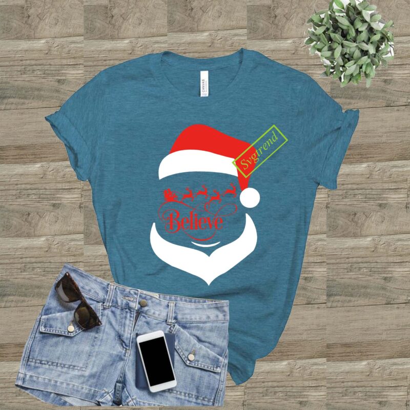 Christmas will have Santa Claus Svg, Believe christmas Svg, Believe christmas 2020 vector, Believe svg, Christmas svg, Santa svg, Believe in magic svg, Reindeer svg, elf svg, Snowflake svg, Christmas
