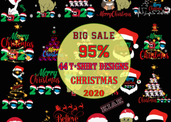 44 Christmas T shirt designs bundles Svg, Bundles christmas, Christmas vector, Merry Christmas 2020 Svg, Merry Christmas vector, Merry Christmas Svg, Christmas Svg, Winter Svg, Flying Santa Svg, Noel scene