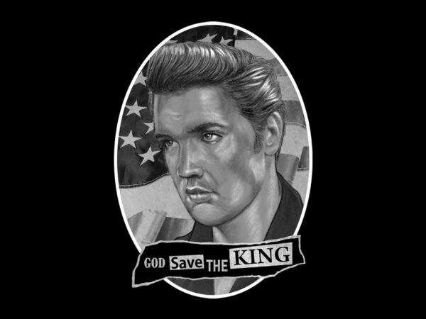 THE KING t shirt designs for sale