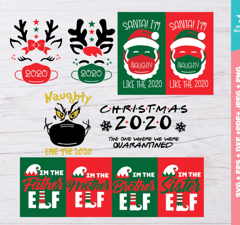 Download Christmas 2020 Svg Png Eps For Cricut Explore Silhouette Cameo Studio Buy T Shirt Designs SVG Cut Files