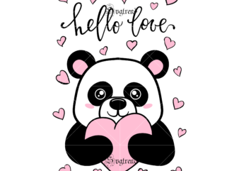 Happy Valentine’s Day tshirt designs, Valentine’s Day, Valentines, Valentines Svg, Valentines vector, Valentine’s Quotes, Hello love Svg, Hello love vector, Bear with heart Svg, Lovely bear Svg, Bear Svg, Bear