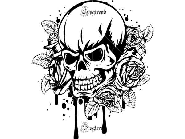 Free Free 177 Flower Skull Svg SVG PNG EPS DXF File