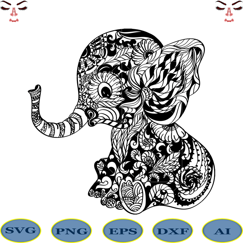 Free Free Sunflower Elephant Svg 701 SVG PNG EPS DXF File