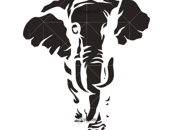 Elephant pattern svg, elephant svg, elephant vector, elephant logo, elephant art svg, elephant tattoo artist vector, tattoo artist svg
