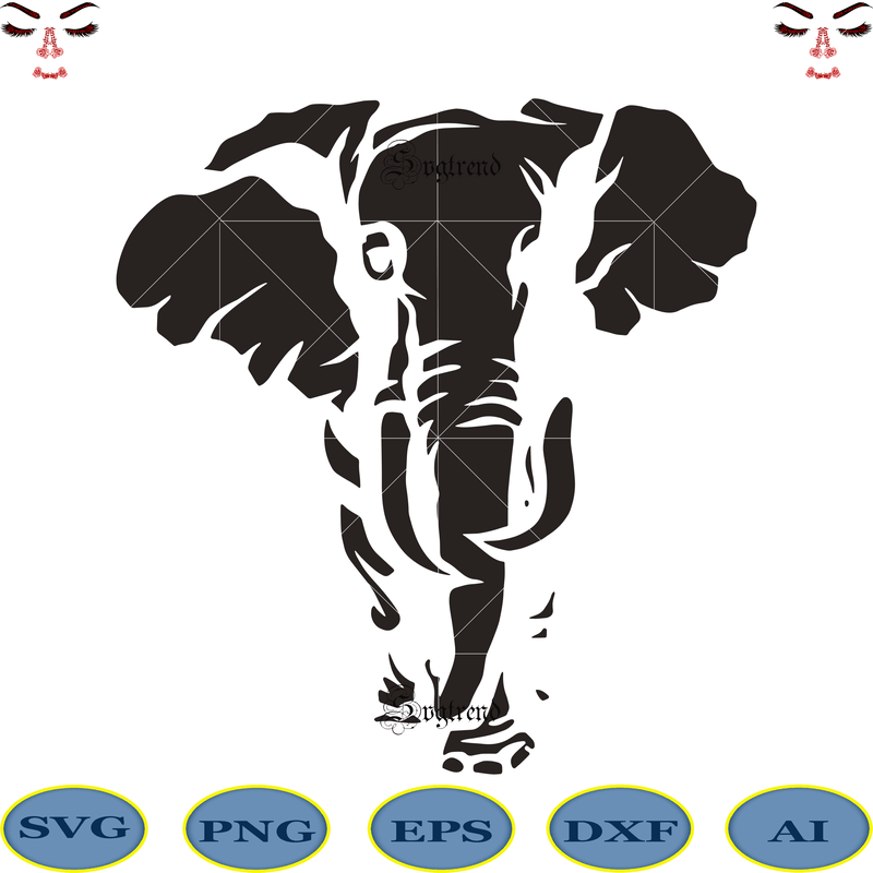 Elephant Pattern Svg, Elephant Svg, Elephant vector ...