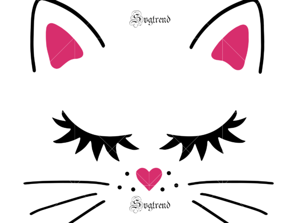 Cat vector, cat svg, cat face svg, kitten face vector, kitten vector, cat cute svg, cat vector, cat breed svg, beautiful kitten svg, kitty svg, purebred bloodline animal svg, pet