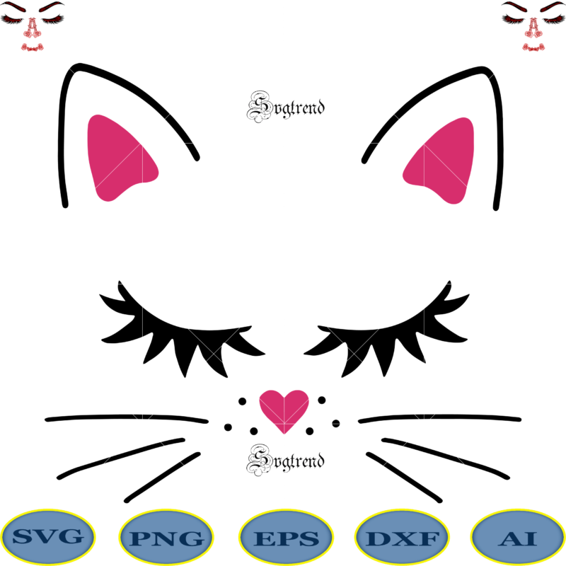 Cat vector, Cat Svg, Cat face Svg, Kitten face vector, Kitten vector, Cat cute Svg, Cat vector, Cat Breed Svg, Beautiful Kitten Svg, Kitty Svg, Purebred Bloodline Animal Svg, Pet