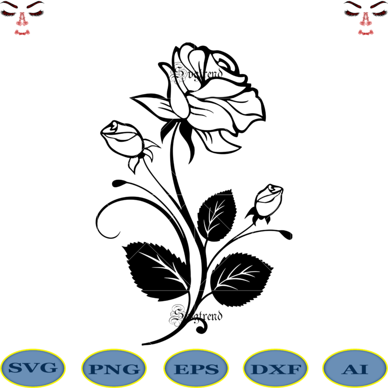 Download Rose svg, roses vector, roses logo, roses vine flower svg ...