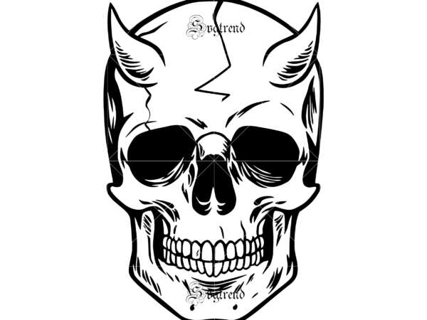 Devil skull svg, demon head skull vector, halloween, sugar skull svg, sugar skull vector, sugar skull logo, skull logo, skull png, skull svg, skull vector, sugar skull art vector, sugar