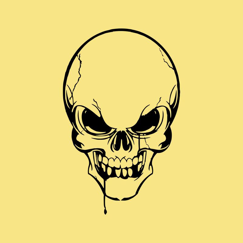 Download Skull scary terror vector, Skull scary terror Svg, Skull ...