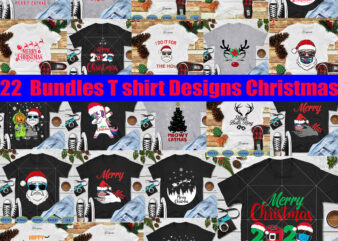 22 Christmas Part 2 T shirt designs bundles Svg, Bundles christmas Part 2 Svg, Merry Christmas Svg, Christmas Svg, Merry Christmas, Santa in sunglasses wearing mask svg, Santa wearing mask