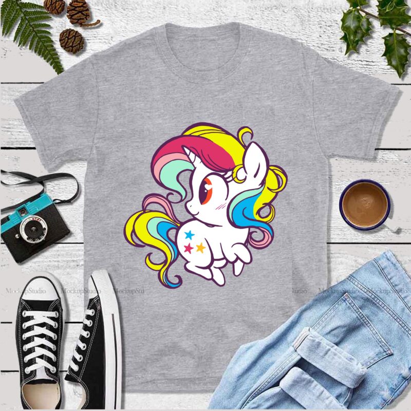 Download 11 T-shirt designs bundles cute Unicorn vector, Bundles ...