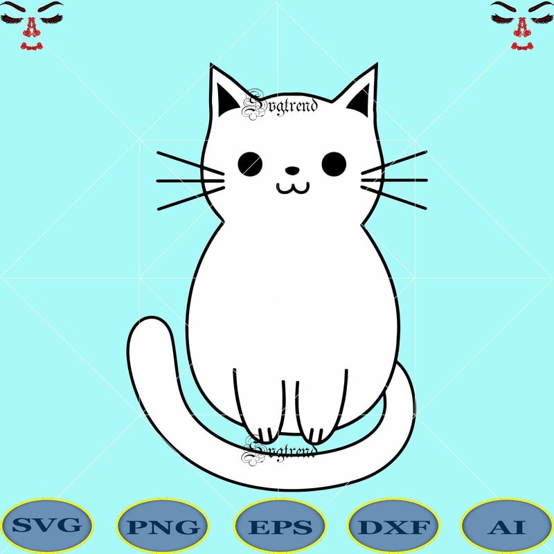 Download Cat SVG, Kitten SVG, Cat PNG, Cat vector, Cat cut file ...