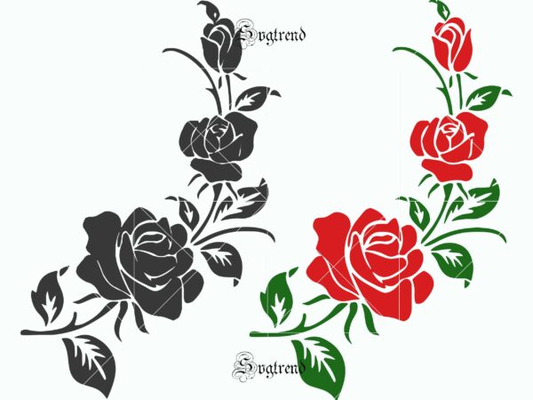 Free Free 257 Rose Cricut Flower Svg SVG PNG EPS DXF File