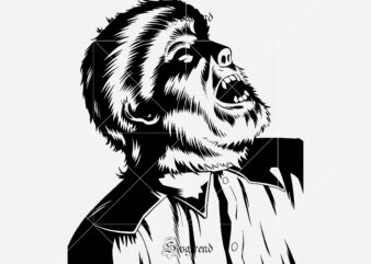 Wolfman vector, Wolfman logo, Wolfman Svg, Werewolf Svg, illustration Svg, Horror Svg, Werewolf portrait Svg, Howling werewolf Svg, Werewolf png, Werewolf vector, Werewolf logo, Devil vector illustration vector, The Wolfman
