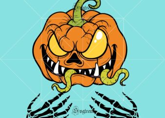 Pumpkins and bony hands welcome you on Halloween Svg, Pumpkin horror vector, pumpkin svg, pumpkin vector, pumpkin logo, halloween, cartoon halloween pumpkin svg, halloween pumpkin vector, halloween pumpkin svg, pumpkin