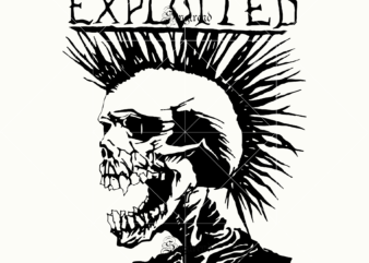 Skull Exploited logo, Skull Exploited vector, Skull Exploited Svg, Exploited vector, Sugar skull Svg, Sugar skull art vector, Skull Png, Skull Svg, Skull vector, Skull logo, Day of the dead