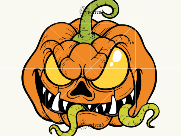 Halloween Pumpkin Vector Icon Logo Ghost Character Cartoon Illustration PNG  PNG Images