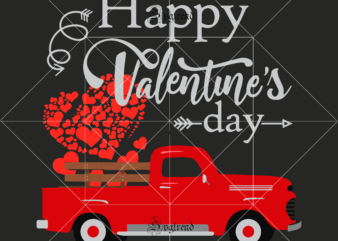 Truck love Svg, Truck Love Valentine Svg, Truck Svg, Valentine vector, Valentine Day Svg, Heart of love Svg, Happy Valentines Day Svg, Truck love vector, Truck love logo, Truck vector