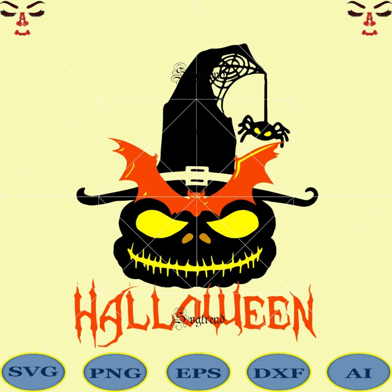 Halloween, Happy Halloween Svg, Day of the dead vector, Happy Halloween Cut File, Happy Halloween vector digital download file. Silhouette Halloween clipart, Happy Halloween 2020, Shadow of death vector, Horror
