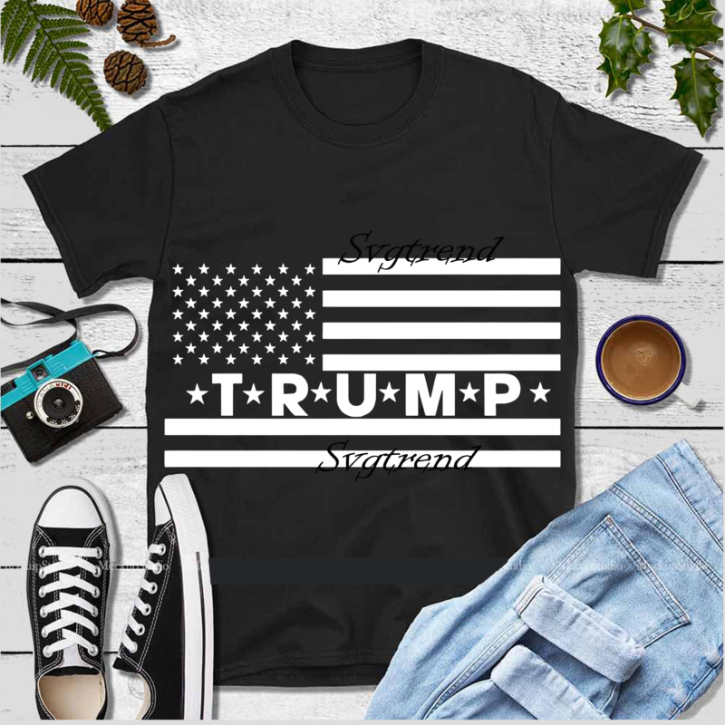 Trump Svg, Donald Trump Svg, Donald Trump vector, Trump American flag vector, American Flag Svg, Trump logo, Independence Day Svg, 4th of july Svg, Merica silhouette Patriotic Svg, American flag