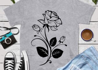 Download Roses Bush Svg Archives Buy T Shirt Designs