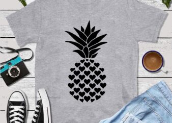 Happy Valentine’s day t shirt design, Heart, Heart Love, Heart shaped Svg, Pineapple Svg, pineapple vector, Pineapple shaped like a heart Svg, Pineapple logo, Pineapple Stencil for Doormat Svg, Design