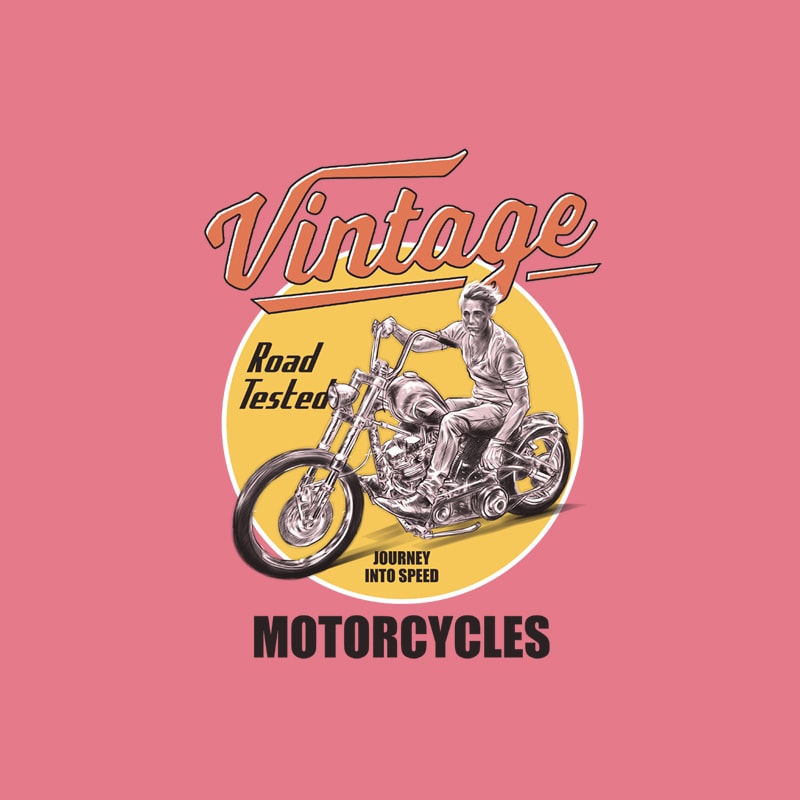 VINTAGE MOTORCYCLES - Buy t-shirt designs
