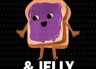 Peanut Butter and Jelly Costume Halloween, Peanut Butter and Jelly Halloween SVG, Peanut Butter and Jelly SVG, halloween svg, halloween vector